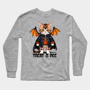 Treat o Pee Kitty Long Sleeve T-Shirt